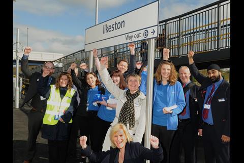 The new station at Ilkeston in Derbyshire opened on April 2.